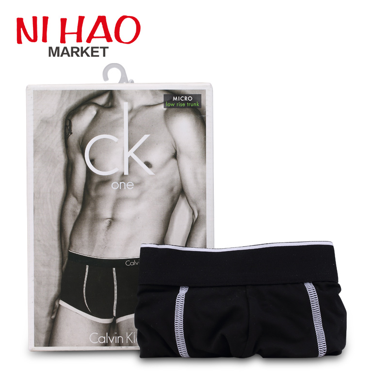 Calvin Klein/凯文克莱型号U8516A CK男士低腰内裤平角 一条装
