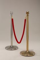 *Suzhou boutique special price one meter wire railing seat telescopic fence red 15 meters red velvet rope railing