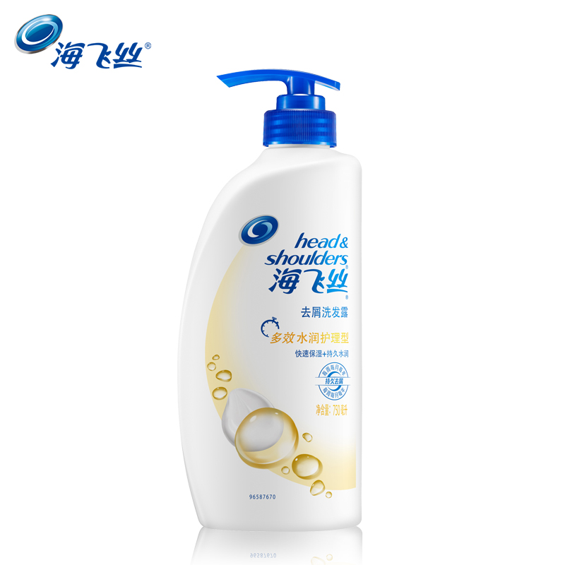 【天猫超市】海飞丝 洗发水去屑洗发露水润护理型750ml