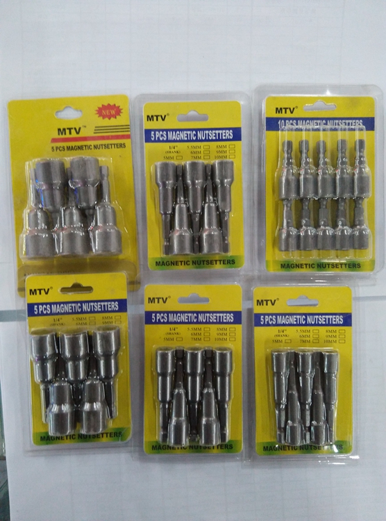 Electric screwdriver accessories Electric drill screwable hexagonal nut Magnetic hexagonal sleeve Cross plum screwdriver head