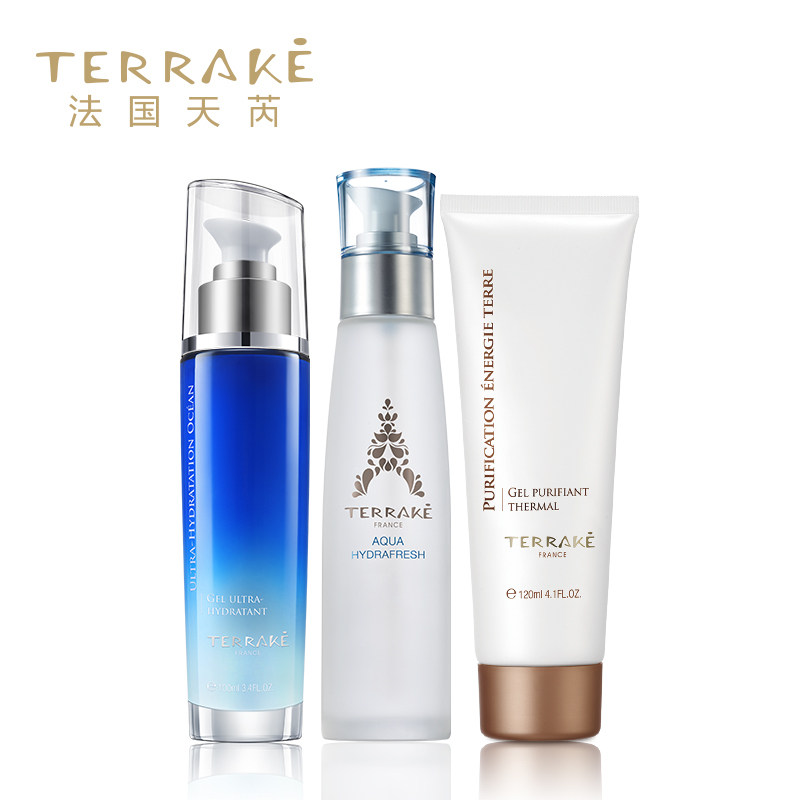 TERRAKE法国天芮水乳液套装 补水保湿清爽控油护肤品正品包邮