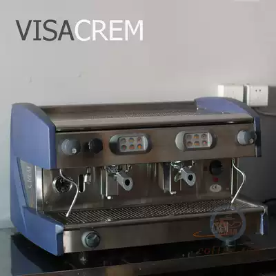 Original imported second-hand VISACREM double head Semi-Automatic Coffee Machine Italian coffee machine electric control version