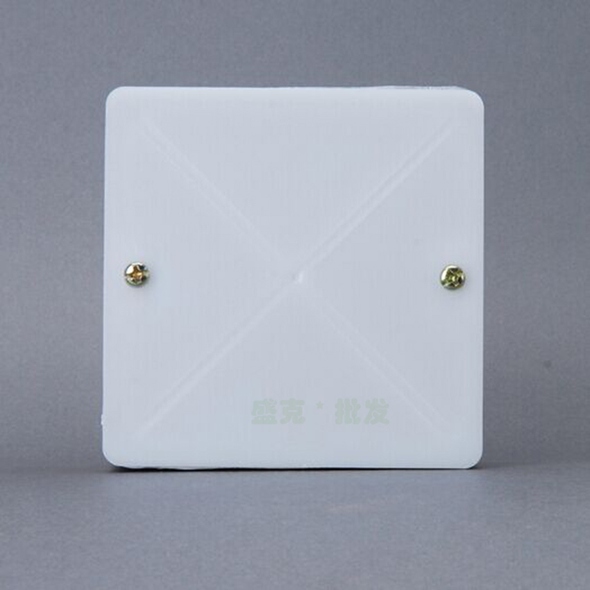 Hongyan dip box steel galvanized socket box 120 * 120 type box of box mount ground socket