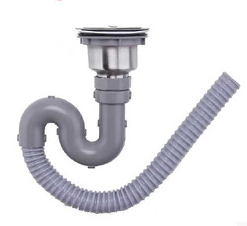 Kitchen sink accessories wash basin single sink drainer single sink deodorant downpipe stainless steel downwater faucet