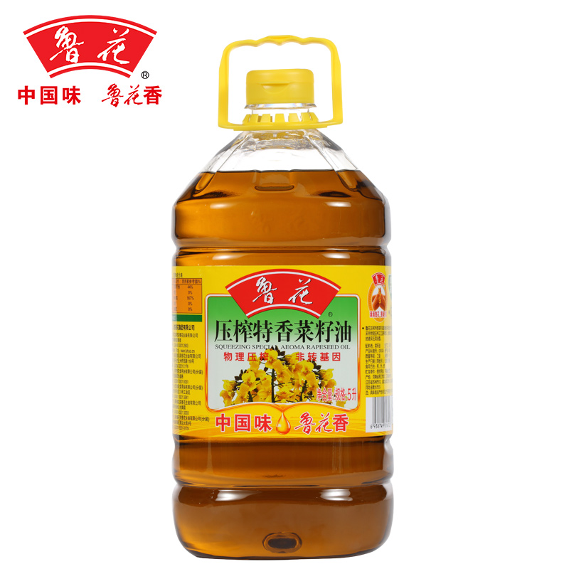 【天猫超市】鲁花特香菜籽油5L 非转基因 物理压榨 食用油 大包装