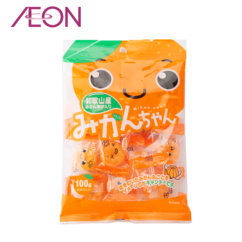 【AEON】日本 川口製菓 和歌山特产橘子味糖果100g