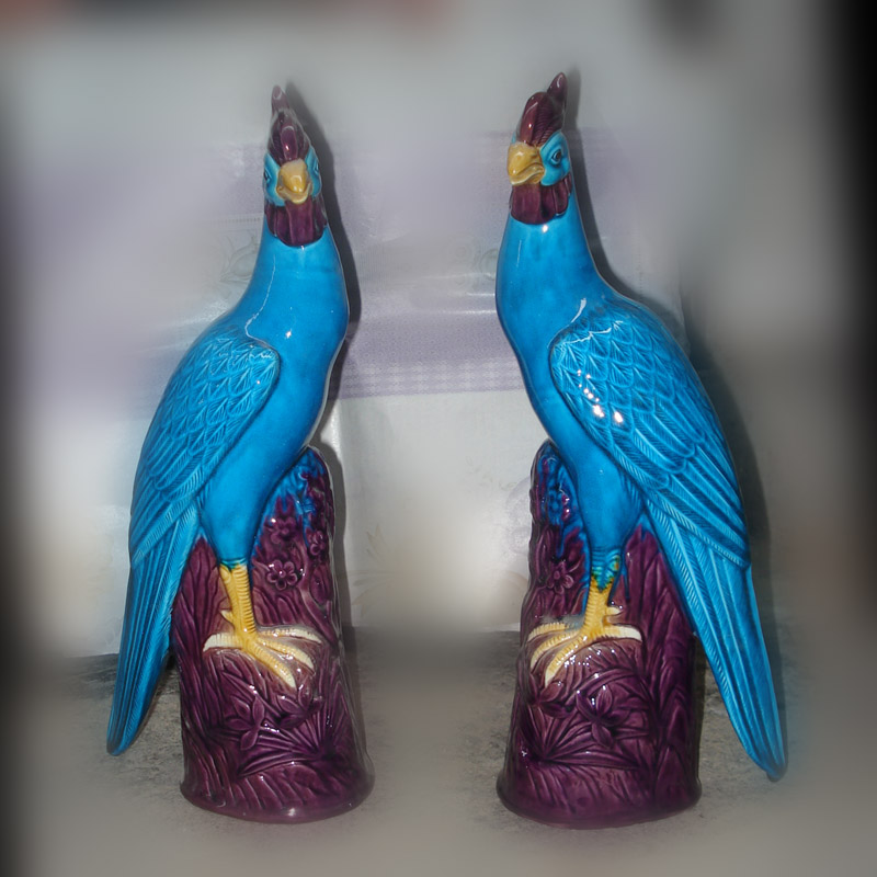 Jingdezhen porcelain of Jingdezhen golden pheasant furnishing articles auspicious bird furnishing articles antique porcelain porcelain golden sparrow