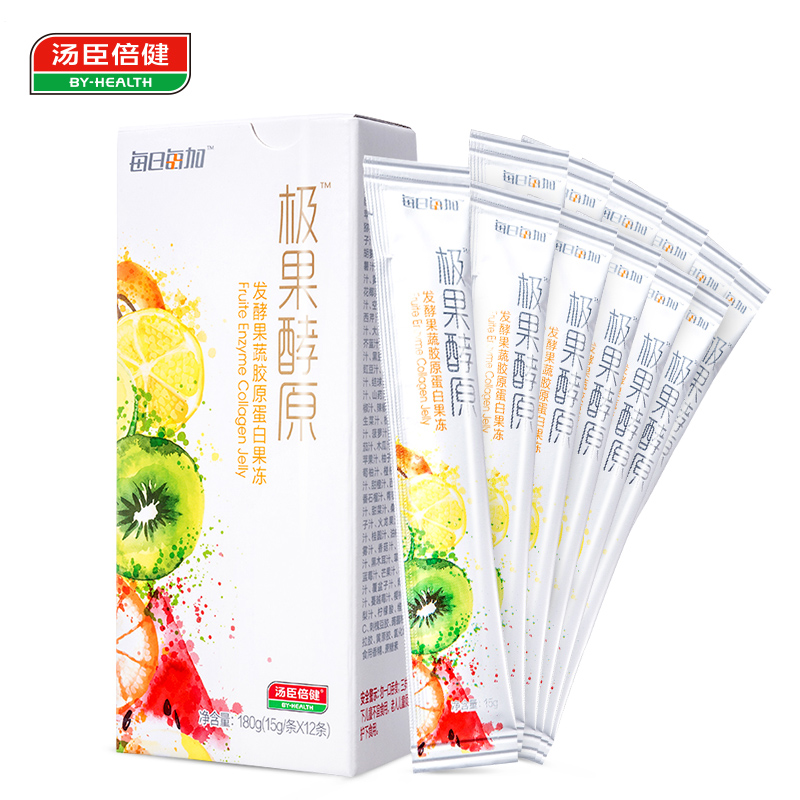 汤臣倍健荣誉出品 每日每加复合酵素果冻孝素水果酵素 台湾进口
