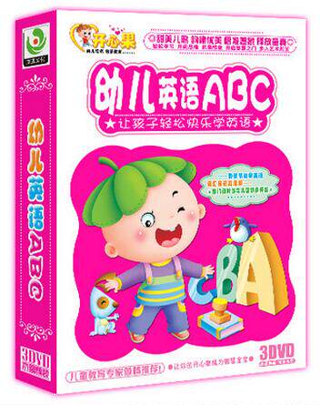 金牌疯狂英语 幼儿英语ABC 3DVD速效教材 儿童学习光碟