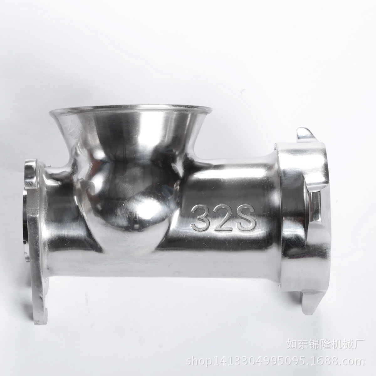 Factory direct stainless steel meat grinder accessories Stainless steel meat grinder head electric meat grinder accessories