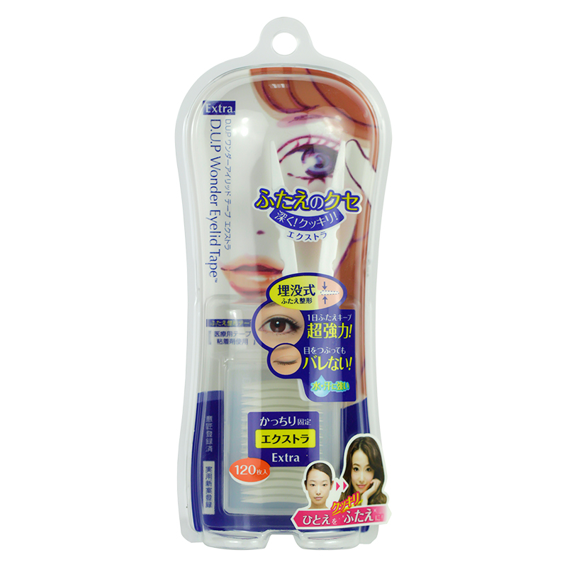 包邮 日本DUP Dup Wonder Eyelid Tape隐形双眼皮贴 120枚 强力版