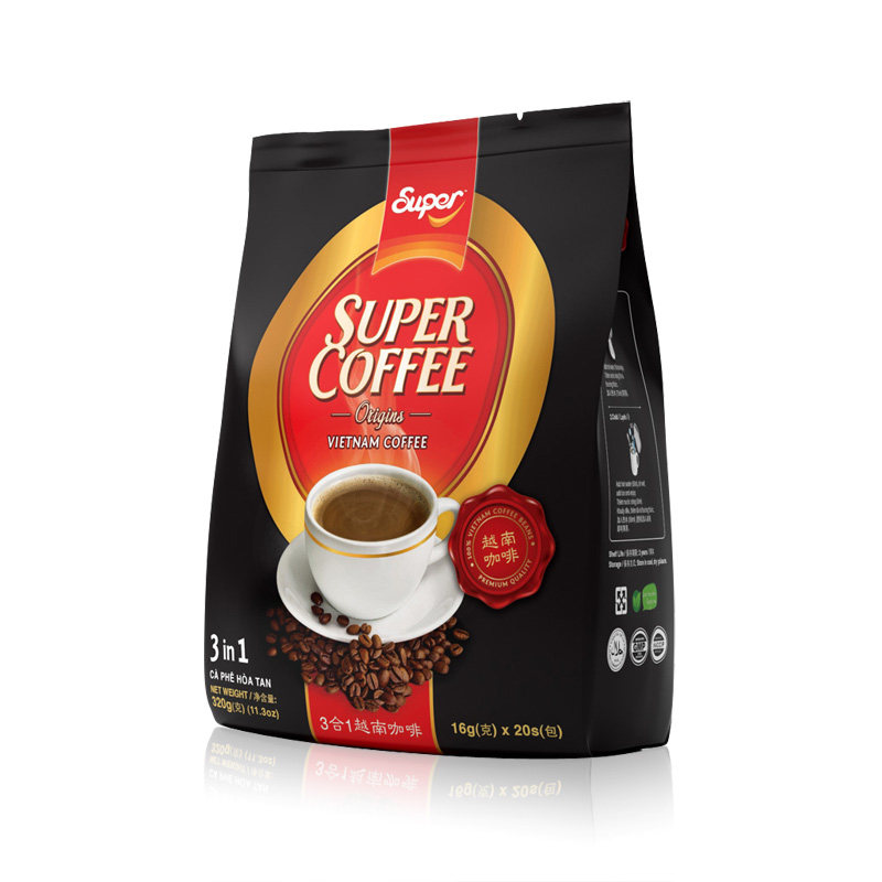 【天猫超市】越南进口Super速溶原味3合1咖啡16gx20s冲调饮品饮料
