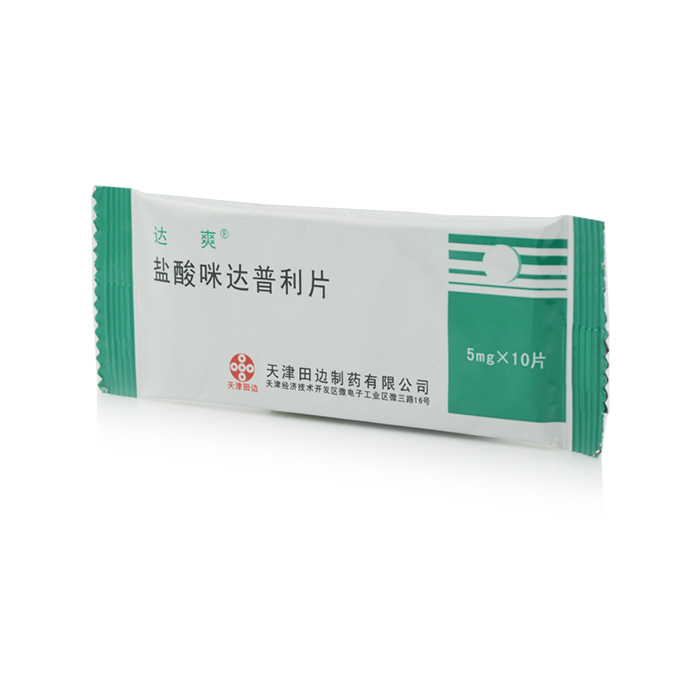 达爽 达爽 盐酸咪达普利片 5mg*10片/袋
