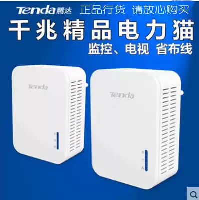 Tengda Wired gigabit router P1000 X2 pair set 1000m power line adapter IPTV