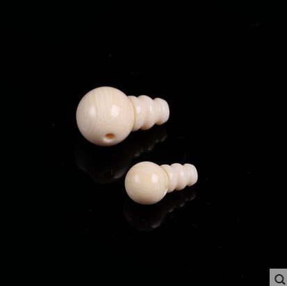 High imitation ivory River horse tooth resin tee tee tee 10MM taller 8MM