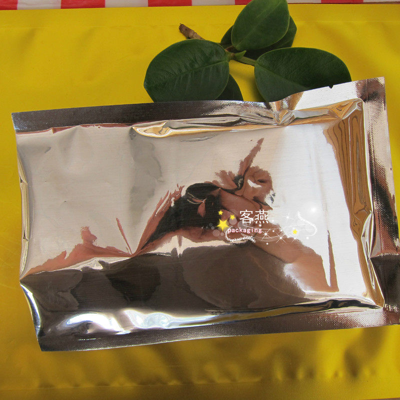14cm*20cm aluminized film bag food bag cosmetic bag aluminum foil bag boutique bag three-side sealed bag 1