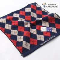 Vàng số bông khăn nhỏ khăn / vuông lưới không khí jacquard dày của nước Anh một vài người đàn ông và phụ nữ khăn - Khăn tắm / áo choàng tắm khan khach san