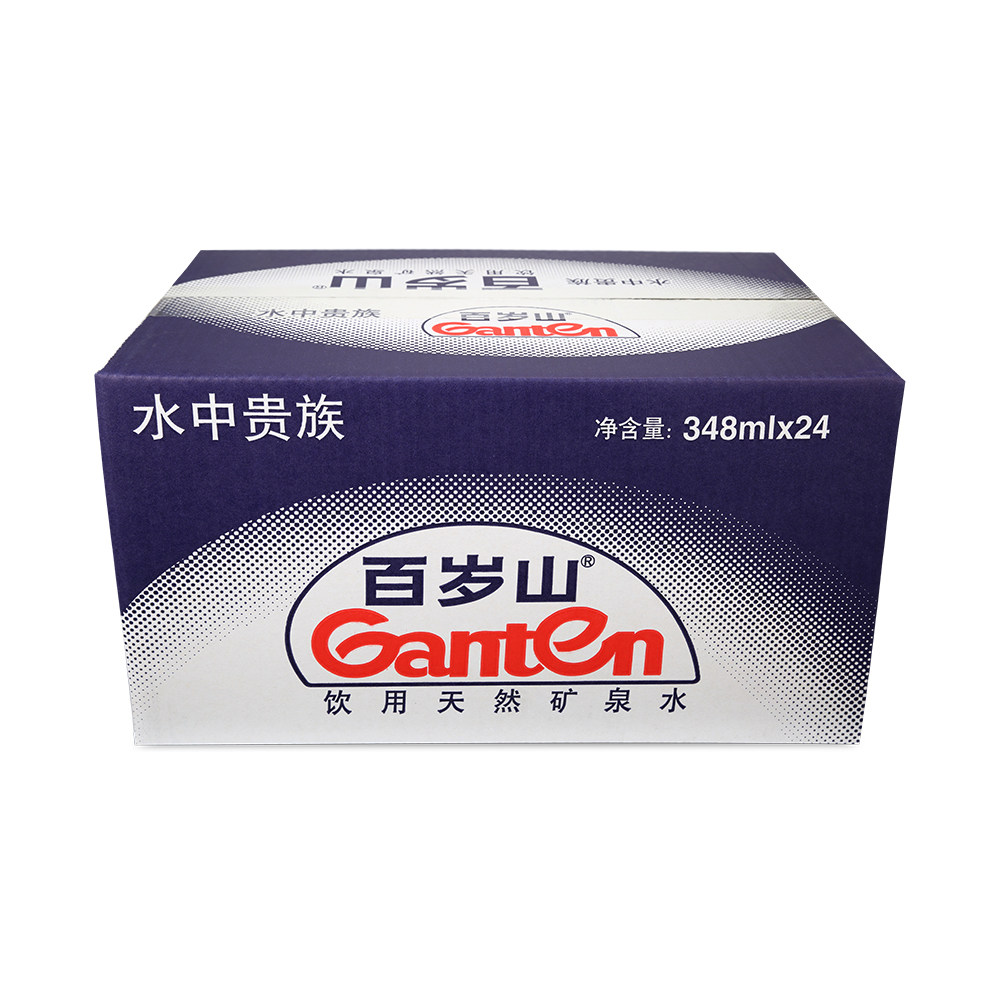 【天猫超市】百岁山矿泉水348ml*24瓶/箱 饮用水纯净水天然 健康