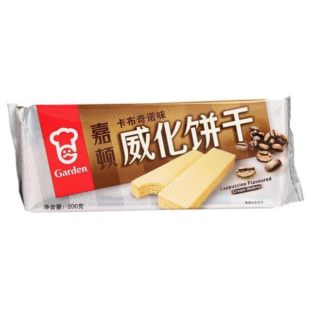 【苏宁易购】嘉顿威化饼干（卡布奇诺味）200g/袋