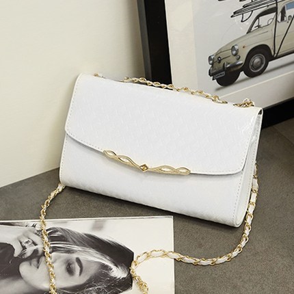 藏包舍女包2017新款链条包 韩版单肩斜挎包手提包菱格小方包