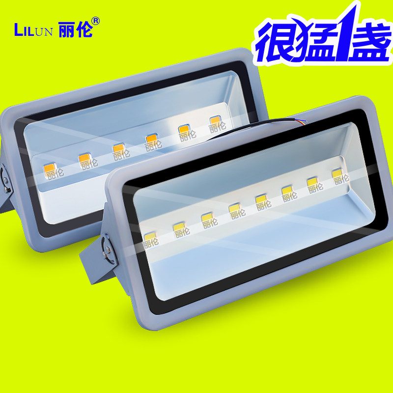 LED Floodlight Floodlight Sign Courtyard Street Lamp Outdoor Advertising Projection Lamp Outdoor Waterproof 100W200 Watt 500W