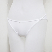 1 2 glossy matching sexy underwear ladies comfortable shorts low waist triangle trousers summer white red