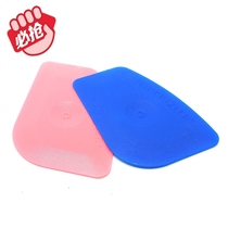 Car Cling Film Tool Import Change Color Film Transparent Membrane Seedge Soft Small Squeegee Irregular Oval Soft Squeegee