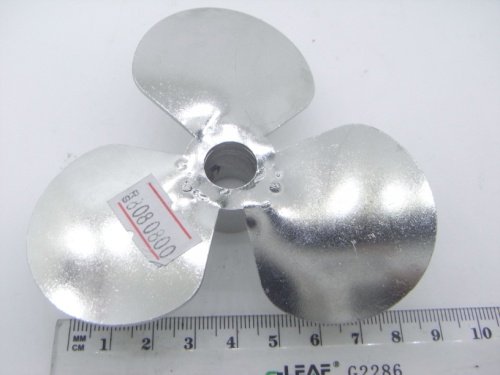 10cm 搅拌机叶轮 叶片 三叶片 螺旋桨 不锈钢  气动搅拌机配件