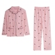 Bộ đồ ngủ mùa xuân và mùa thu đông của phụ nữ cotton dài tay phiên bản Hàn Quốc của chiếc áo len mới bên ngoài bộ đồ cotton phục vụ trong tháng đồ bộ trung niên Bộ Pajama