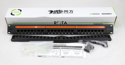 Tsinghua Tongfang Subway Super Five Class Six Class 24 Mouth Non-Shielded Network Data Wire Rack Module All-in-one Wire Rack-Taobao