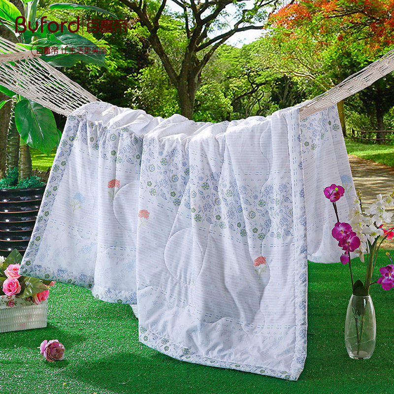 【天猫超市】百富帝家纺1.5米夏凉被子 单人夏被爽肤空调被子被芯