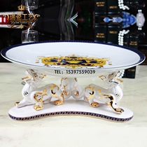 Mansion Ceramic Fruit Plate Kirin Fortune Ceramic Fruit Plate European Versace Ceramic Fruit Plate KTV Club Fruit Plate