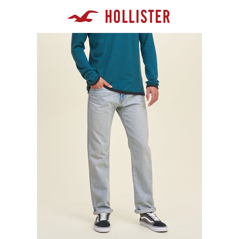 Hollister 合身直筒牛仔裤 男 116825