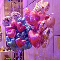 Thickened 18-inch love heart-shaped balloon knot confession wedding room birthday childrens party decoration supplies