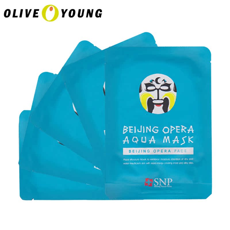 【oliveyoung】SNP 京剧脸谱保湿面膜 5片 韩国正品