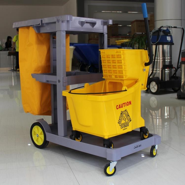 Hotel Guesthouse Guest Room Cleaning Pushgrass Car Cleaning Tool Car Clean Bike Cloth Bag Sanitary Cart Property