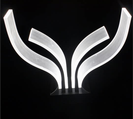 Nano light guide plate luminous curtain wall luminous word LED luminous panel LOGO uniform plate exterior wall
