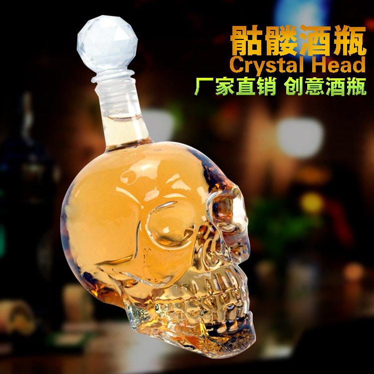 Creative Crystal Skull Bone Cup Glass Red Wine Bottle Beer Cup Pirate Cup Vodka Cup