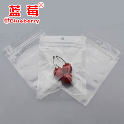 12*17cm ultra-transparent self-sealing bag with hanging hole, thickened 20 silk zipper bag, sealed bag, food electronic packaging bag