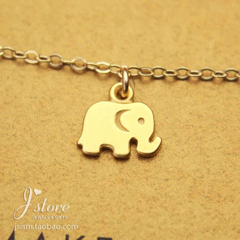 Limited US Dogeared with a willing bracelet ※ Silver gilded 925 silver (elephant) good luck money-Taobao