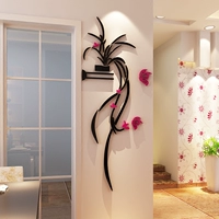 Hang Lan 3d Acrylic dán tường stereo phòng khách hiên TV TV dán tường trang trí nhà trang trí dán - TV tivi samsung