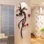 Hang Lan 3d Acrylic dán tường stereo phòng khách hiên TV TV dán tường trang trí nhà trang trí dán - TV tivi samsung