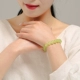 Hồ sơ pha lê màu nho màu xanh lá cây chalcedony vòng tay pha lê của phụ nữ Nhật Bản và Hàn Quốc trang sức thời trang phù hợp với tất cả các phụ kiện nhỏ tươi - Vòng đeo tay Clasp