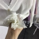 Mùa hè 2018 áo len mới của phụ nữ áo len mỏng ngắn khăn choàng nhỏ điều hòa áo sơ mi áo khoác rỗng băng lụa chống nắng quần áo áo gile hàn Cardigan