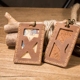 Tuyết nguyên da handmade thẻ mini bus đặt nhỏ một thẻ mini card set sáng tạo card nhỏ set nữ gói thẻ đơn giản ví đựng thẻ atm lv Hộp đựng thẻ