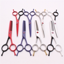 5 5-inch haircut scissors A character cut A type of beauty hair flat cut tooth cut Liu Haifight thin cut children hair cut suit tool