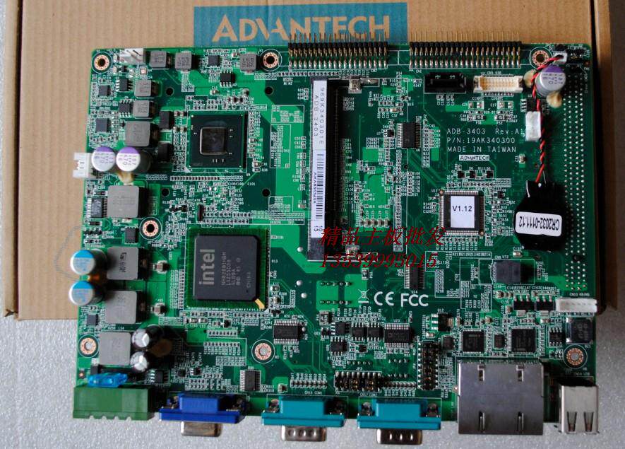 Research and development of ADVANTECH ARK-3403-D5A1E ARK-3403-D6A1E original loader main board spot