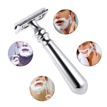 Shaver manual razor old-fashioned razor razor razor blade stainless steel double-sided safety blade knife head