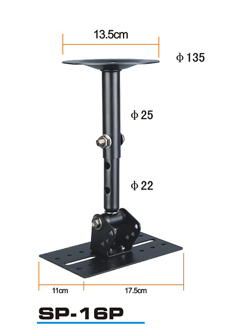 Rack king speaker hanger around the bracket thickened can bear 50KG adjustable swing angle SP-16P a pair of equipment
