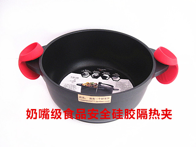 Constant round silica gel heat insulation clip anti-scalding silicone hand fingertip with bowl clip end vegetable clip anti-slip high temperature to bake two pieces